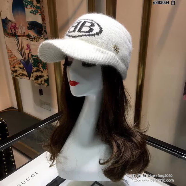 BALENCIAGA巴黎世家 高端款 保暖針織鴨舌帽 6882034 LLWJ8475